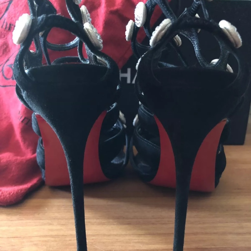 Limited Christian Louboutin crystal heels 40 - Picture 8 of 8